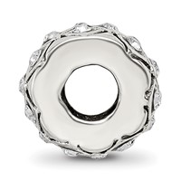 Sterling Silver Reflections April Preciosa Crystal Bead view 2