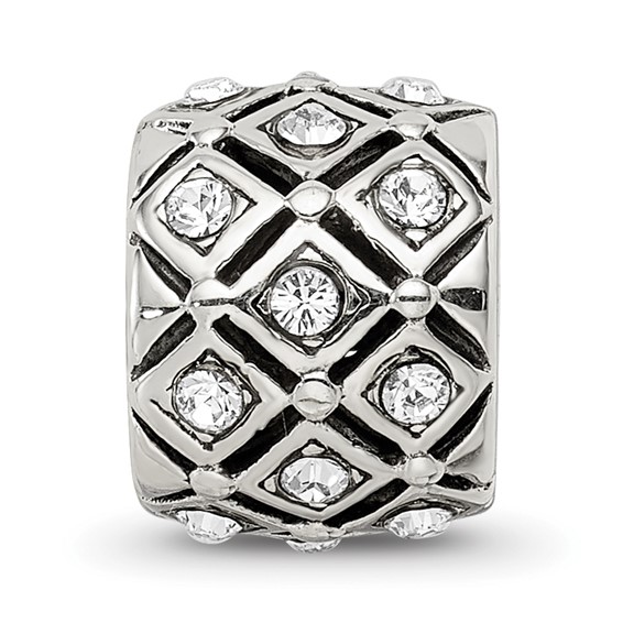 Sterling Silver Reflections April Preciosa Crystal Bead