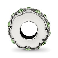 Sterling Silver Reflections August Preciosa Crystal Bead view 2