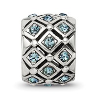 Sterling Silver Reflections December Preciosa Crystal Bead view 4