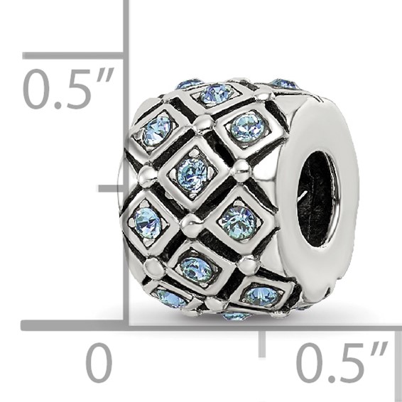 Sterling Silver Reflections December Preciosa Crystal Bead