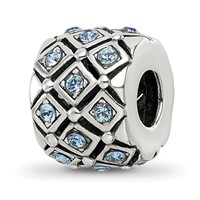 Sterling Silver Reflections December Preciosa Crystal Bead view 1