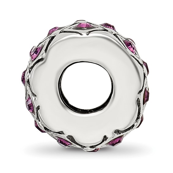 Sterling Silver Reflections February Preciosa Crystal Bead