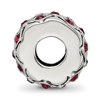 Sterling Silver Reflections January Preciosa Crystal Bead view 2