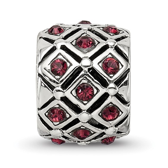 Sterling Silver Reflections January Preciosa Crystal Bead