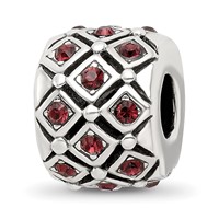 Sterling Silver Reflections June Preciosa Crystal Bead view 1