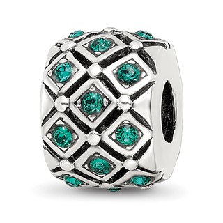 Sterling Silver Reflections May Preciosa Crystal Bead