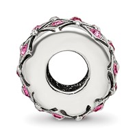 Sterling Silver Reflections October Preciosa Crystal Bead view 2