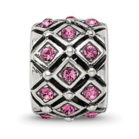 Sterling Silver Reflections October Preciosa Crystal Bead view 4