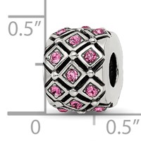 Sterling Silver Reflections October Preciosa Crystal Bead view 3