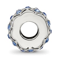 Sterling Silver Reflections September Preciosa Crystal Bead view 2