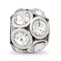 Sterling Silver Reflections April Preciosa Crystal Bead view 4