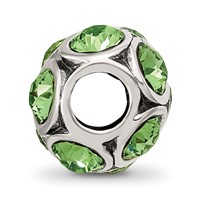 Sterling Silver Reflections August Preciosa Crystal Bead view 2
