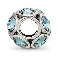 Sterling Silver Reflections December Preciosa Crystal Bead view 2