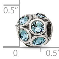 Sterling Silver Reflections December Preciosa Crystal Bead view 3