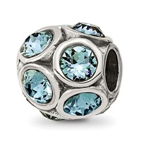 Sterling Silver Reflections December Preciosa Crystal Bead view 1