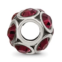Sterling Silver Reflections January Preciosa Crystal Bead view 2
