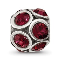 Sterling Silver Reflections January Preciosa Crystal Bead view 4