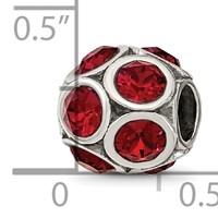 Sterling Silver Reflections July Preciosa Crystal Bead view 3