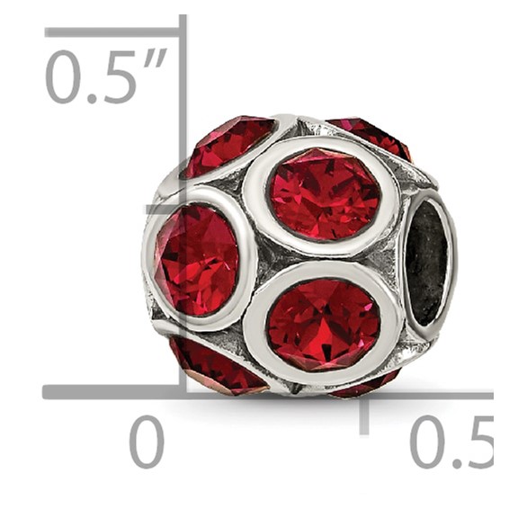 Sterling Silver Reflections July Preciosa Crystal Bead