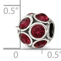 Sterling Silver Reflections June Preciosa Crystal Bead view 3