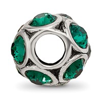 Sterling Silver Reflections May Preciosa Crystal Bead view 2