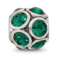 Sterling Silver Reflections May Preciosa Crystal Bead view 4
