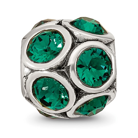 Sterling Silver Reflections May Preciosa Crystal Bead