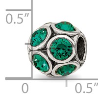 Sterling Silver Reflections May Preciosa Crystal Bead view 3