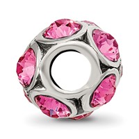Sterling Silver Reflections October Preciosa Crystal Bead view 2