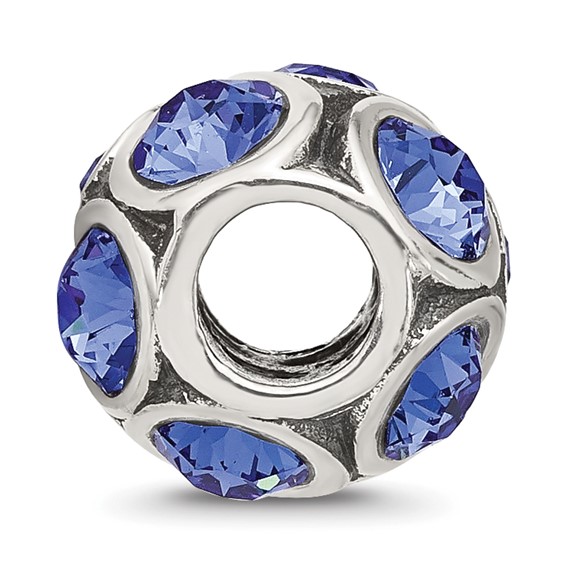 Sterling Silver Reflections September Preciosa Crystal Bead