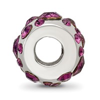 Sterling Silver Reflections February Preciosa Crystal Bead view 2