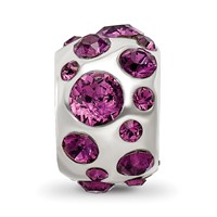 Sterling Silver Reflections February Preciosa Crystal Bead view 5