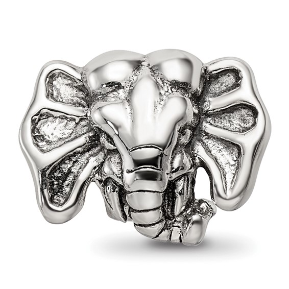 Sterling Silver Reflections Elephant Bead
