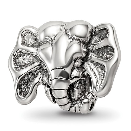 Sterling Silver Reflections Elephant Bead