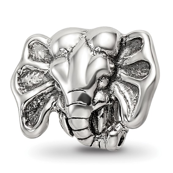 Sterling Silver Reflections Elephant Bead