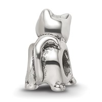 Sterling Silver Antique Reflections Cat Bead view 4
