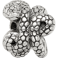 Sterling Silver Reflections Snake Bead view 3