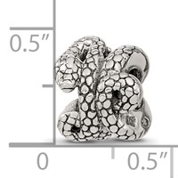 Sterling Silver Reflections Snake Bead view 4