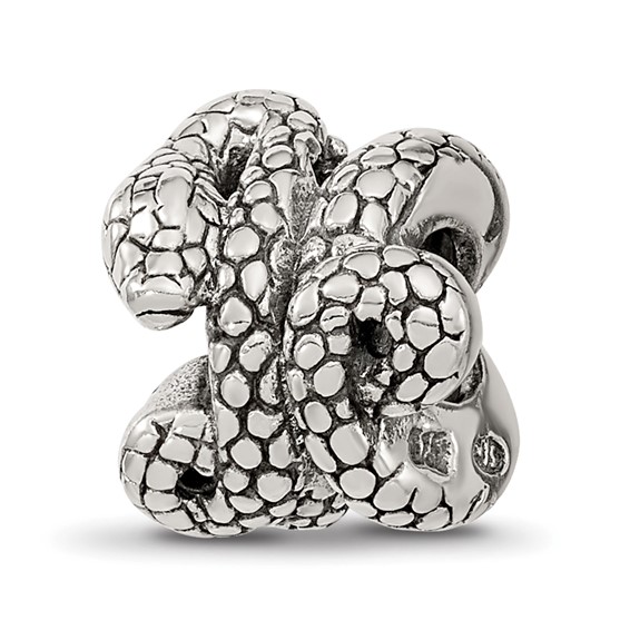 Sterling Silver Reflections Snake Bead