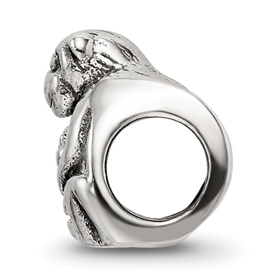 Sterling Silver Reflections Mama & Baby Monkey Bead