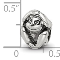 Sterling Silver Reflections Monkey Bead view 4