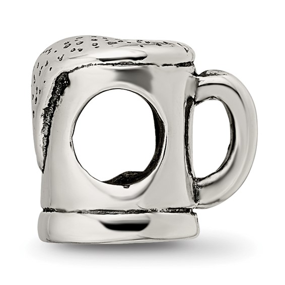 Sterling Silver Reflections Beer Mug Bead