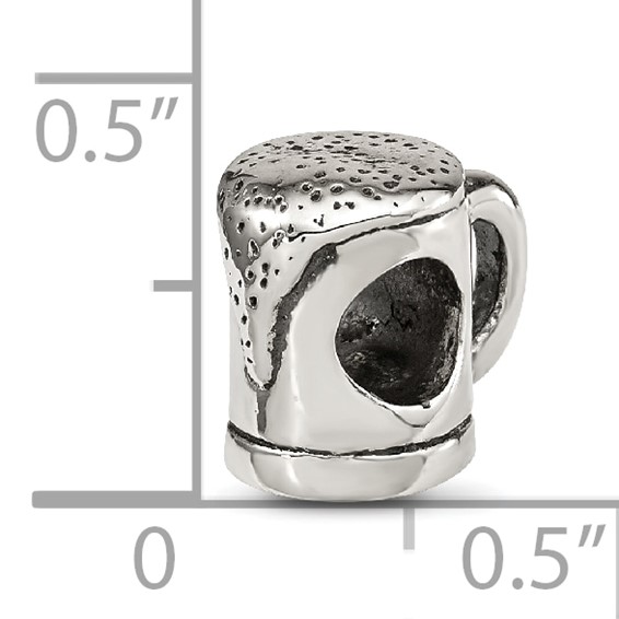 Sterling Silver Reflections Beer Mug Bead