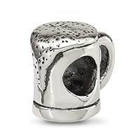 Sterling Silver Reflections Beer Mug Bead view 1
