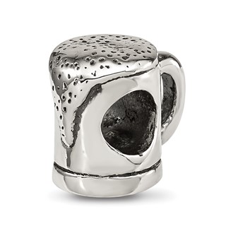 Sterling Silver Reflections Beer Mug Bead
