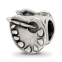 Sterling Silver Reflections Artists Palette Bead view 1