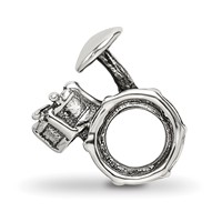 Sterling Silver Reflections Drum Set Bead view 2
