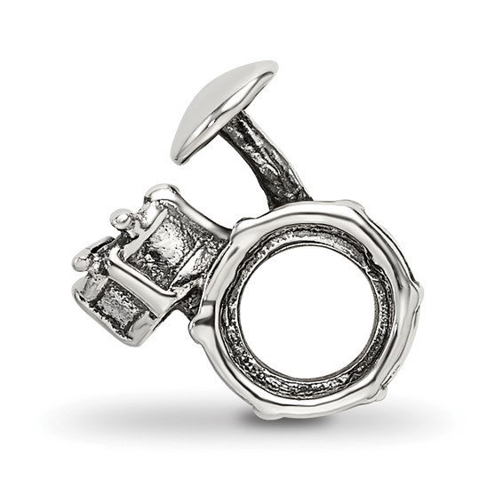 Sterling Silver Reflections Drum Set Bead