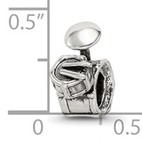 Sterling Silver Reflections Drum Set Bead view 5